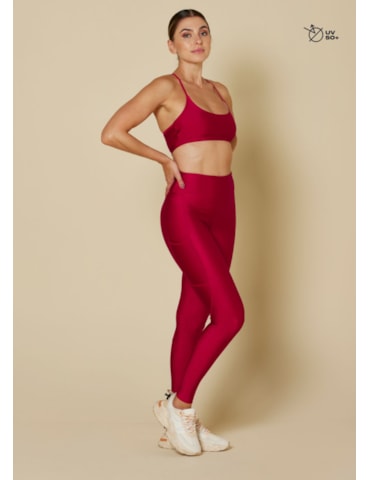 CALÇA LEGGING TROPICALE CEREJA CALÇA LEGGING TROPICALE CEREJA