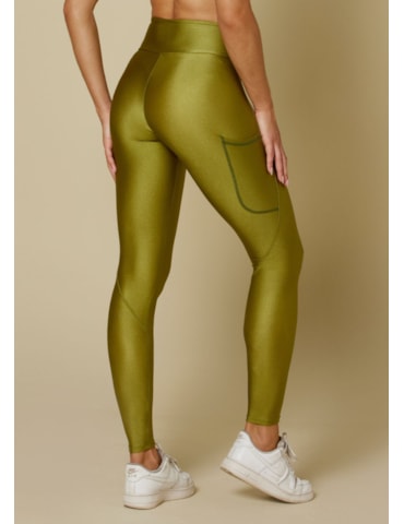 CALÇA LEGGING TROPICALE VERDE PISTACHE