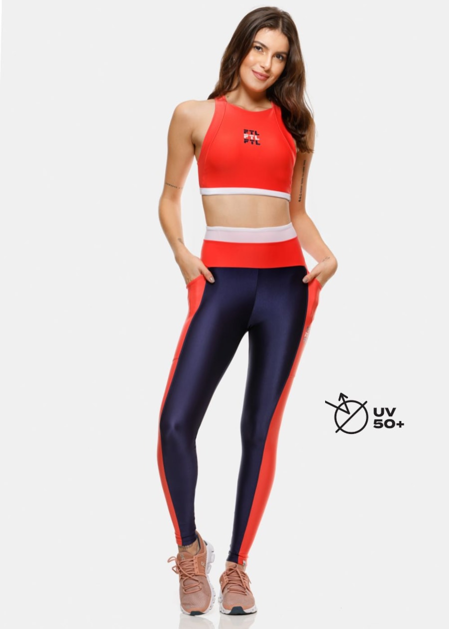 CALÇA LEGGING VERSE AZUL MARINHO