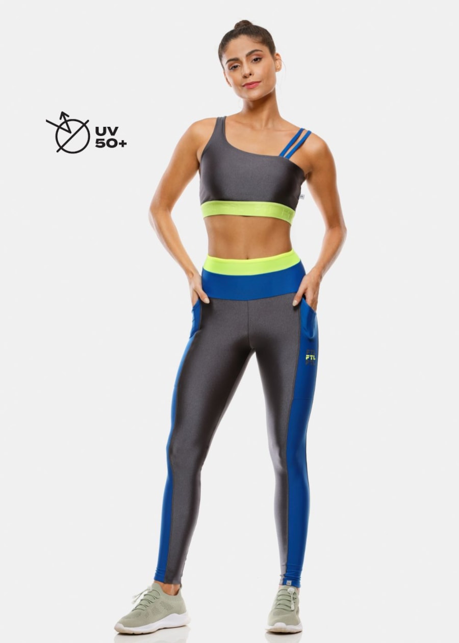 CALÇA LEGGING VERSE GRAFITE