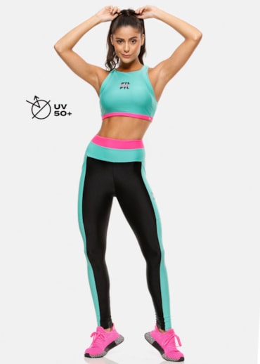 CALÇA LEGGING VERSE PRETA