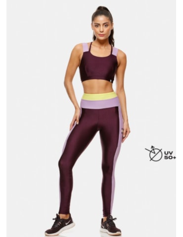 CALÇA LEGGING VERSE ROXO