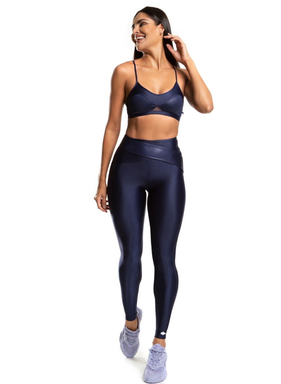 CALÇA LEGGING VIBRANTE MARINHO
