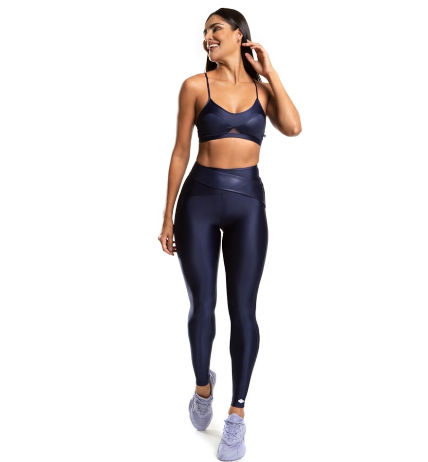 CALÇA LEGGING VIBRANTE MARINHO