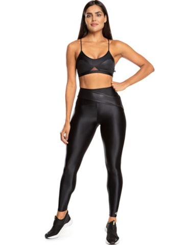 CALÇA LEGGING VIBRANTE PRETO CALÇA LEGGING VIBRANTE PRETO