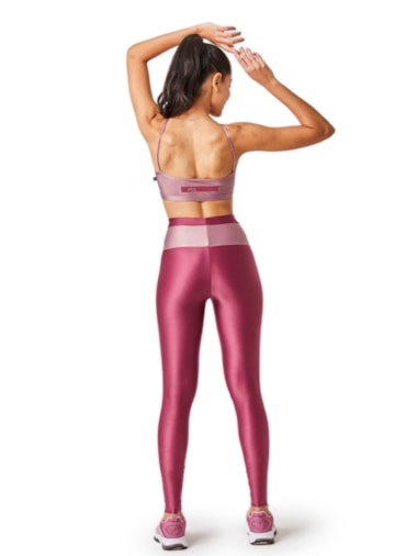 CALÇA LEGGING VIVA ROSA VIOLETA