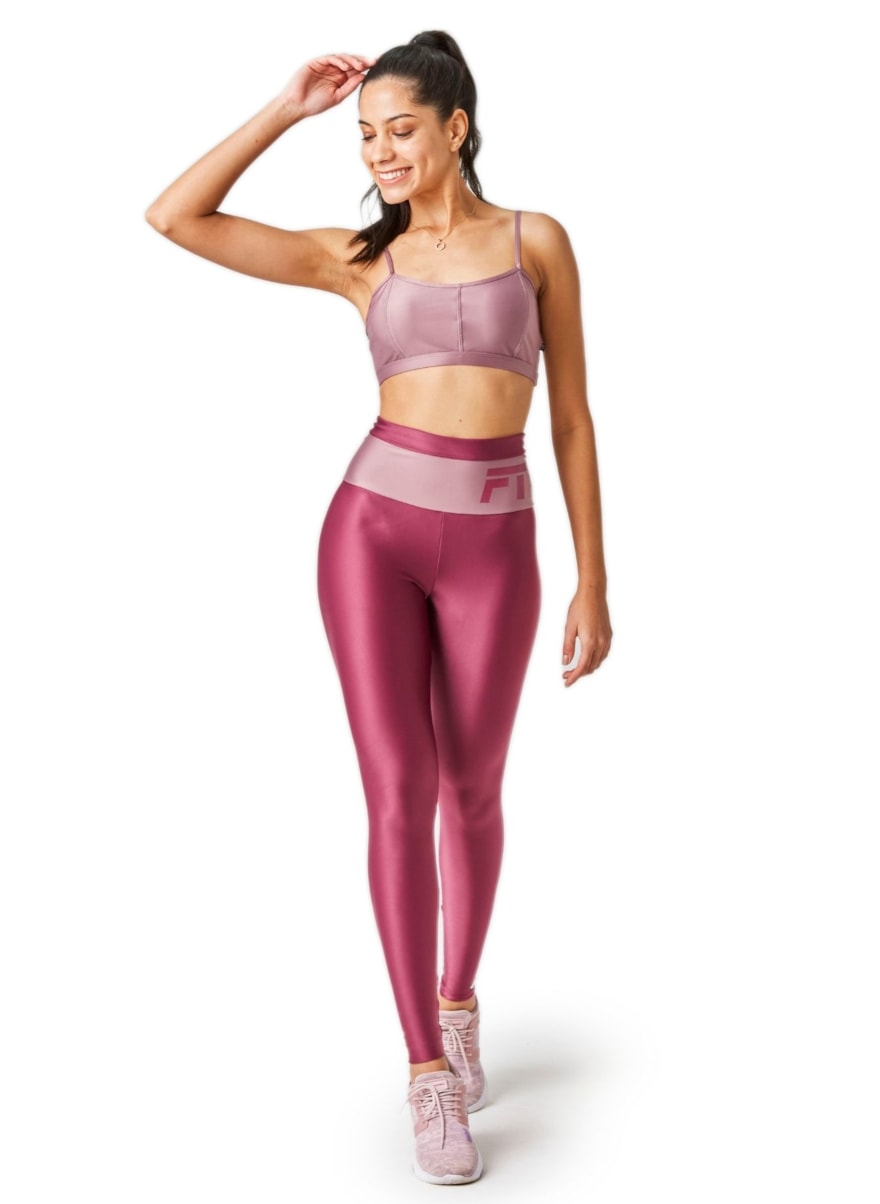 CALÇA LEGGING VIVA ROSA VIOLETA CALÇA LEGGING VIVA ROSA VIOLETA