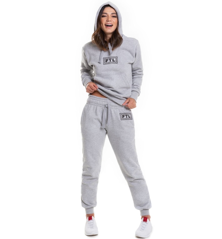 CALÇA MOLETOM ATO FEMININA MESCLA CALÇA MOLETOM ATO FEMININA MESCLA