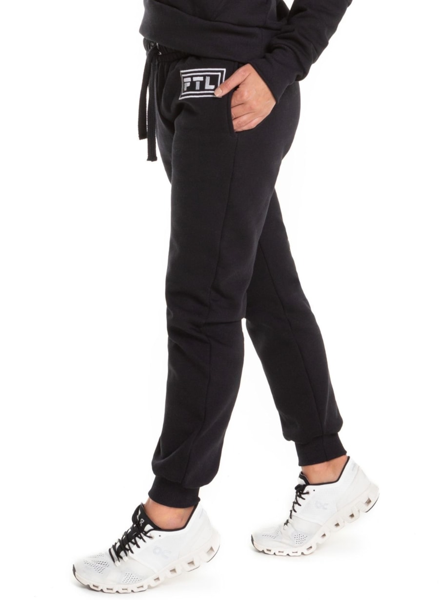 CALÇA MOLETOM ATO FEMININA PRETO