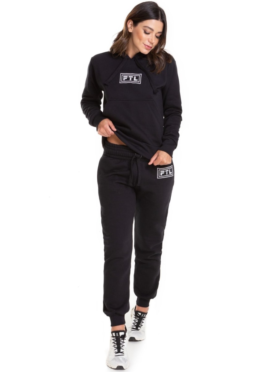 CALÇA MOLETOM ATO FEMININA PRETO CALÇA MOLETOM ATO FEMININA PRETO