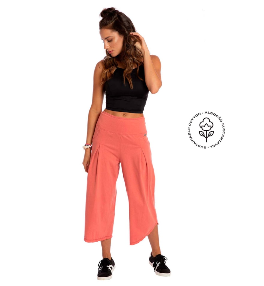 CALÇA PANTACOURT SOFT TOUCH ROSA CALÇA PANTACOURT SOFT TOUCH ROSA