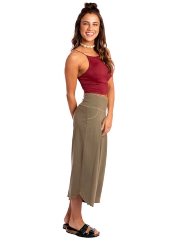 CALÇA PANTACOURT SOFT TOUCH VERDE CALÇA PANTACOURT SOFT TOUCH VERDE