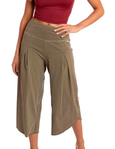 CALÇA PANTACOURT SOFT TOUCH VERDE CALÇA PANTACOURT SOFT TOUCH VERDE
