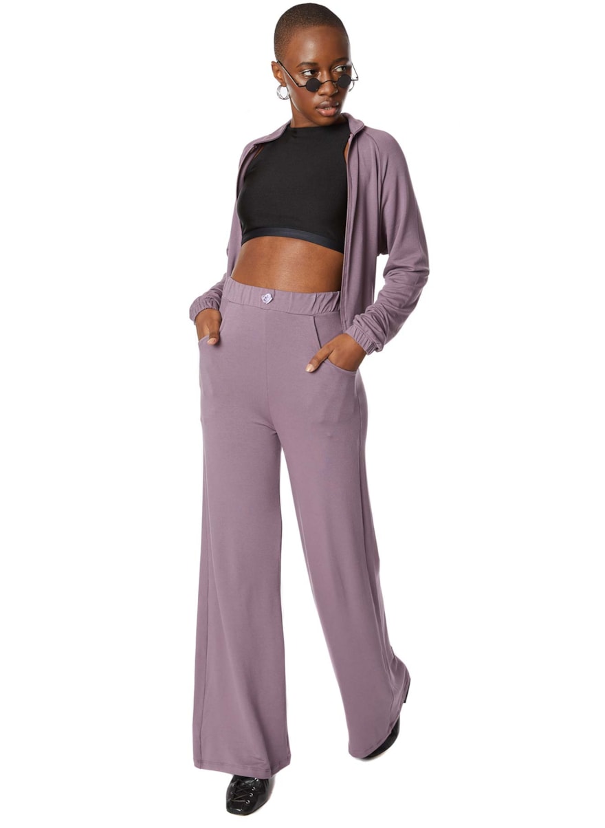 CALÇA PANTALONA GOUFA ROXO
