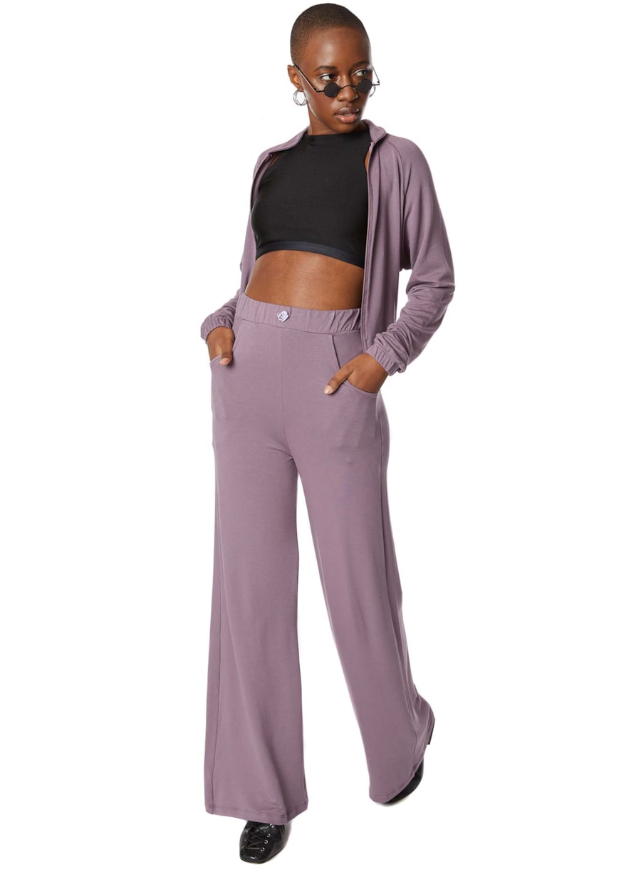 CALÇA PANTALONA GOUFA ROXO