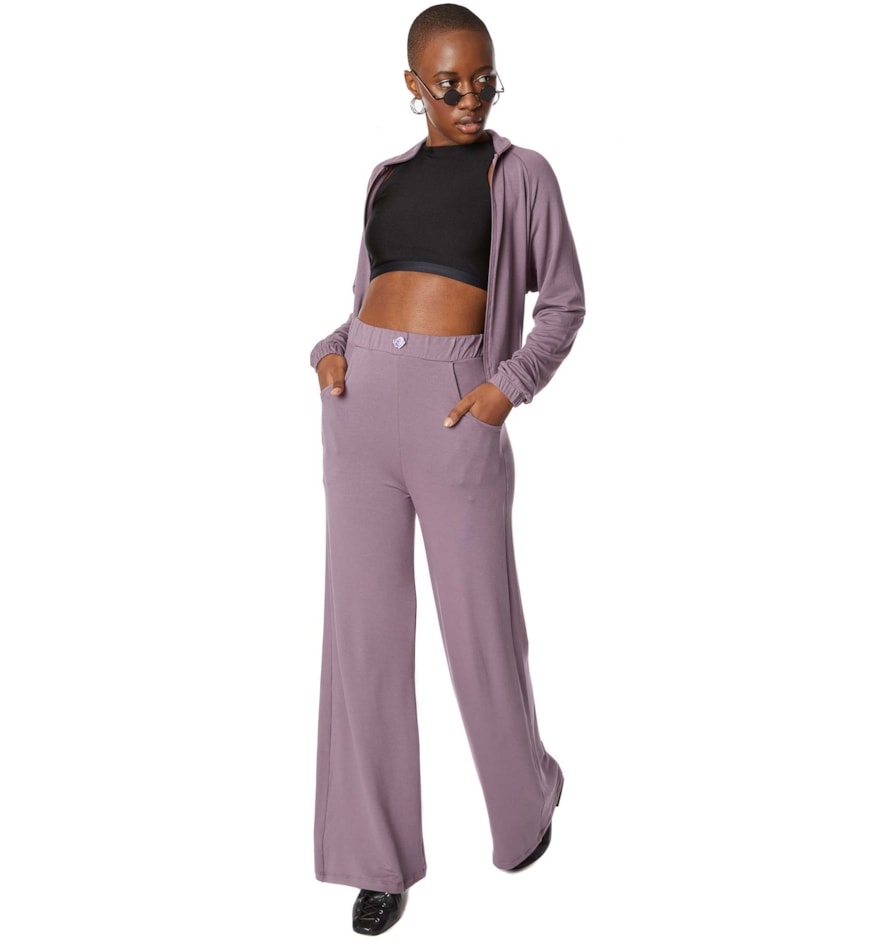 CALÇA PANTALONA GOUFA ROXO CALÇA PANTALONA GOUFA ROXO