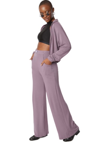 CALÇA PANTALONA GOUFA ROXO CALÇA PANTALONA GOUFA ROXO