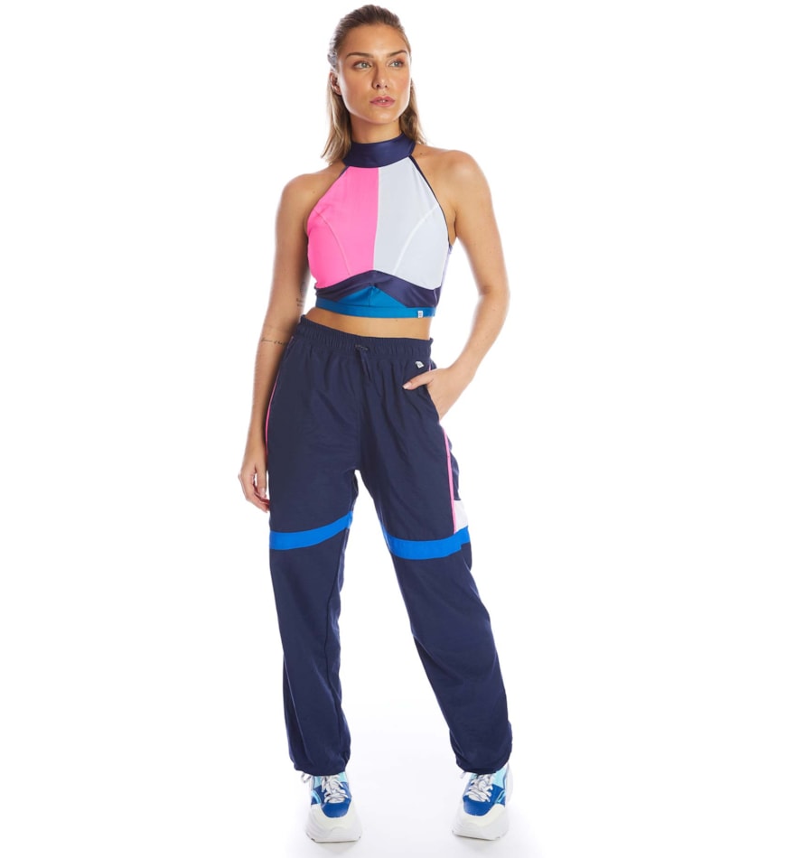CALÇA REVERSÍVEL ESTELAR AZUL MARINHO / AZUL GEL CALÇA REVERSÍVEL ESTELAR AZUL MARINHO / AZUL GEL