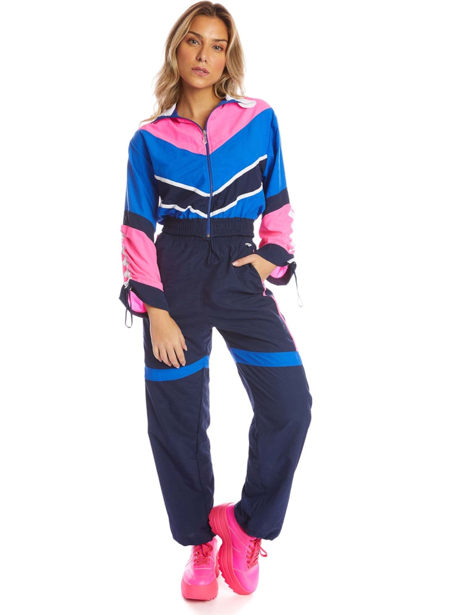 CALÇA REVERSÍVEL ESTELAR AZUL MARINHO / AZUL GEL