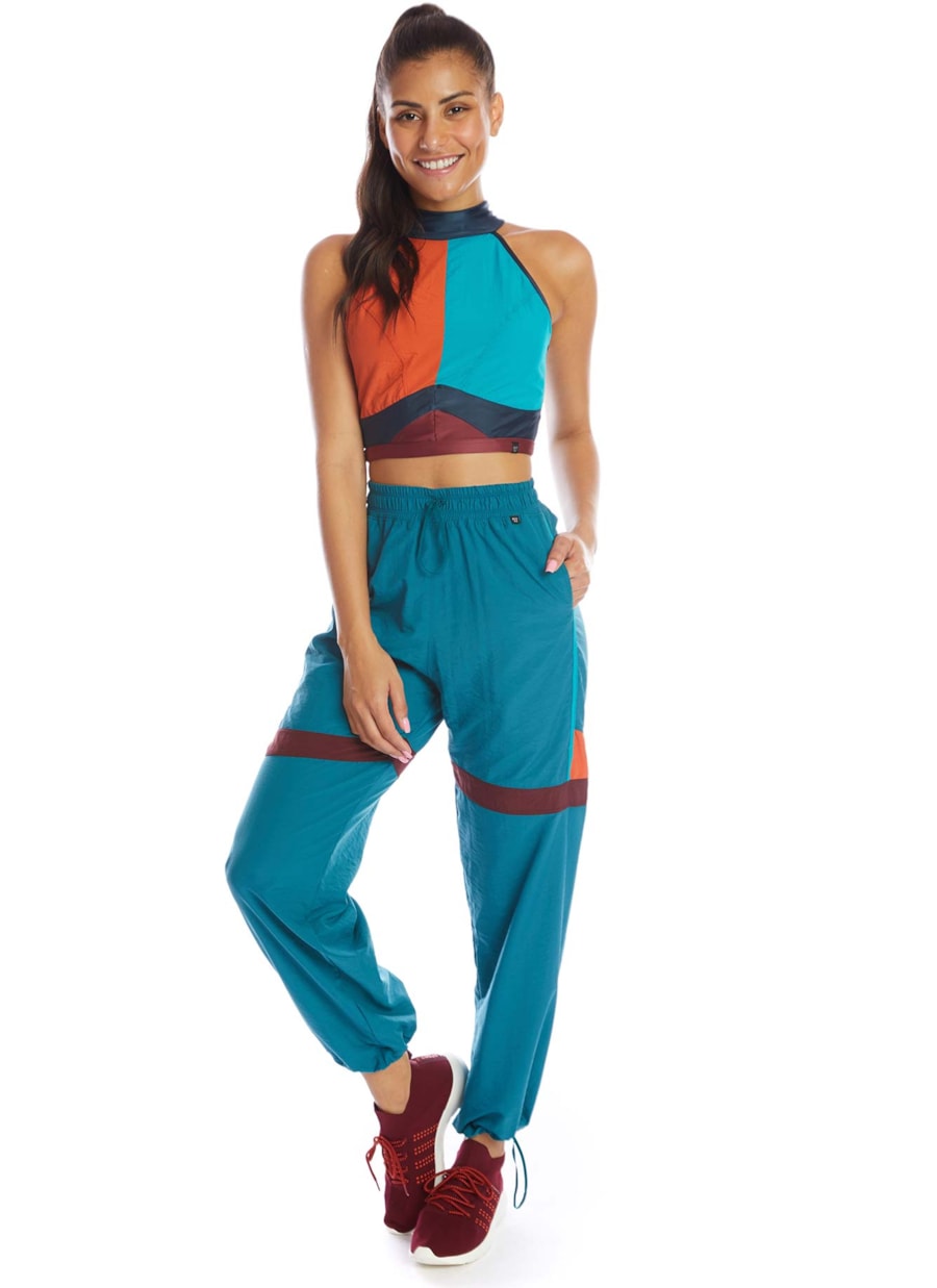 CALÇA REVERSÍVEL ESTELAR AZUL PETRÓLEO / VINHO