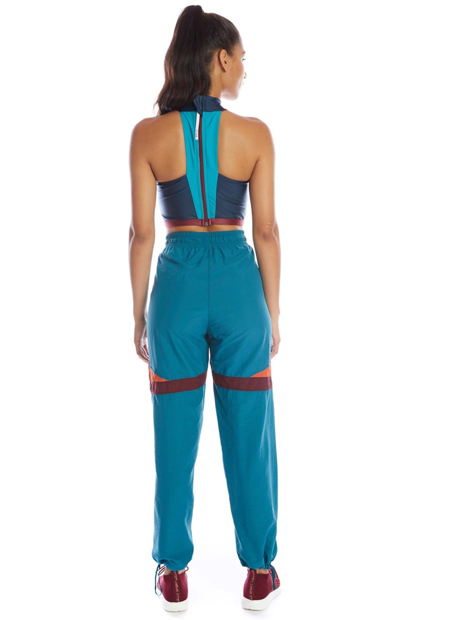 CALÇA REVERSÍVEL ESTELAR AZUL PETRÓLEO / VINHO