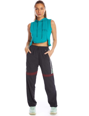CALÇA REVERSÍVEL ESTELAR AZUL MARINHO / AZUL GEL