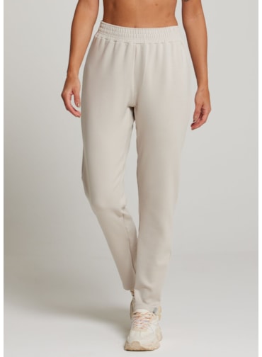 CALÇA RUNNER BEGE