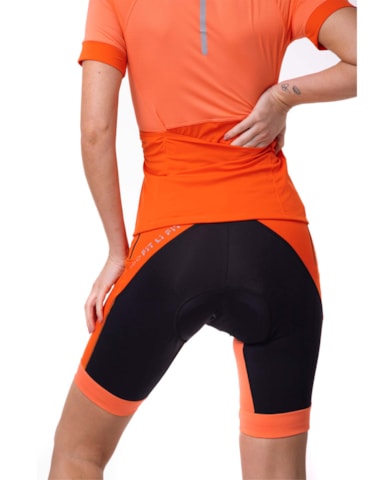 CAMISA CICLISMO LARANJA