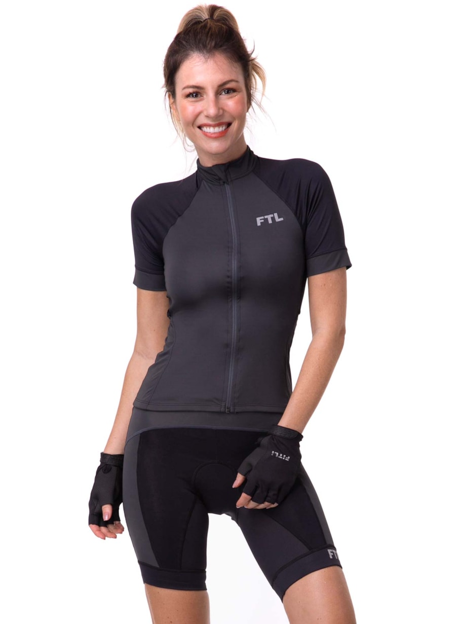 CAMISA CICLISMO PRETO