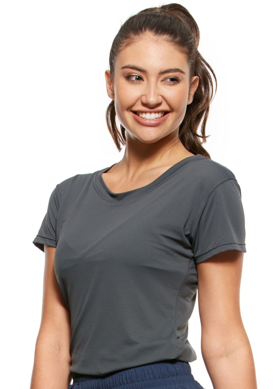 CAMISETA BABY LOOK AIR ARTSY GRAFITE