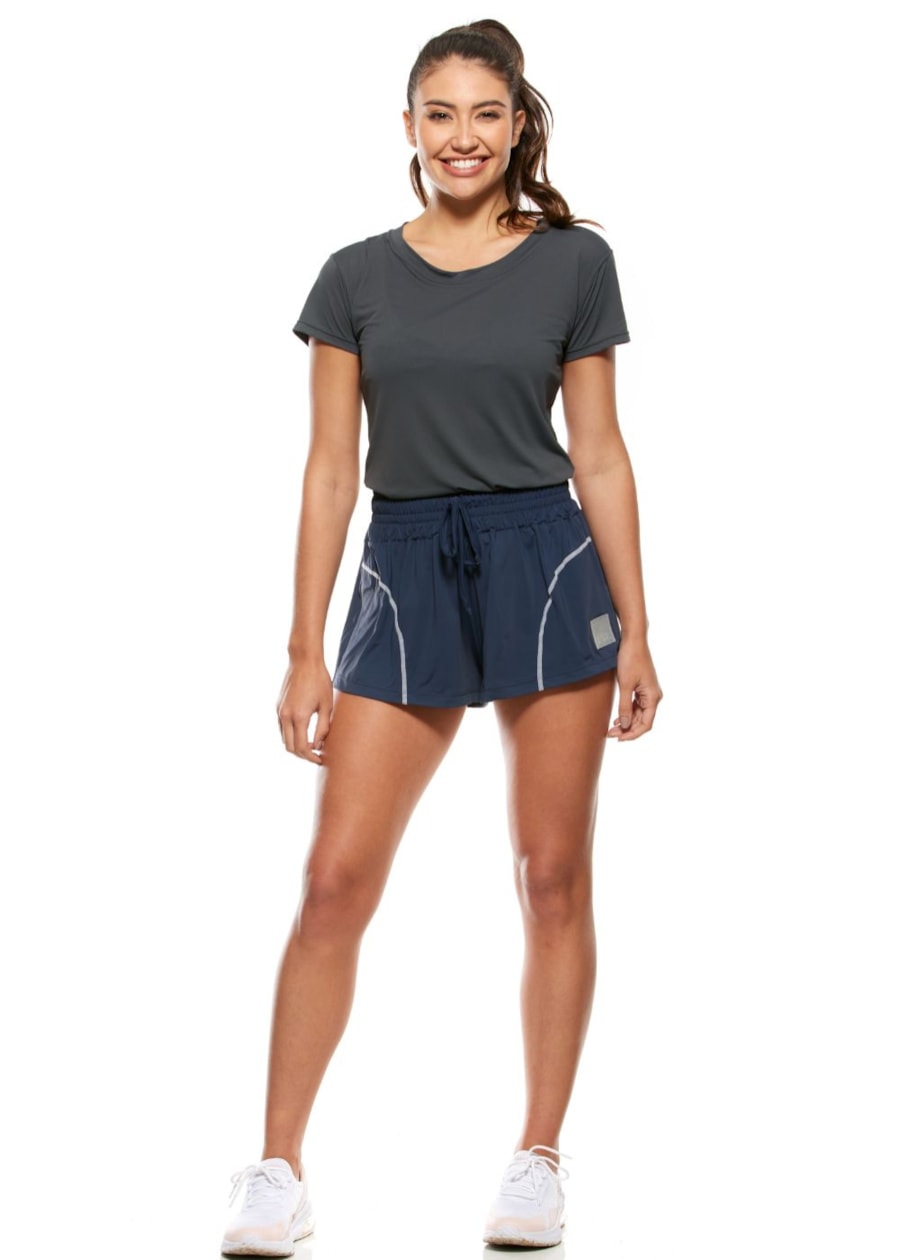 CAMISETA BABY LOOK AIR ARTSY GRAFITE