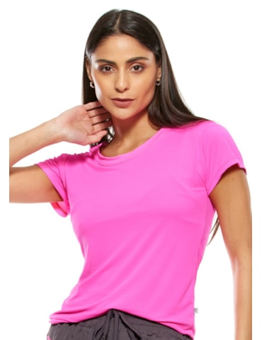 CAMISETA BABY LOOK AIR ARTSY ROSA NEON CAMISETA BABY LOOK AIR ARTSY ROSA NEON