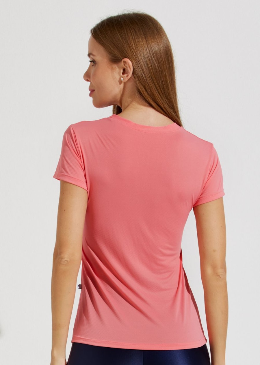 CAMISETA BABY LOOK AIR BONJOUR ROSA CLARO