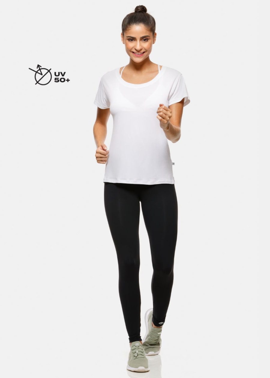 CAMISETA BABY LOOK AIR BRANCA