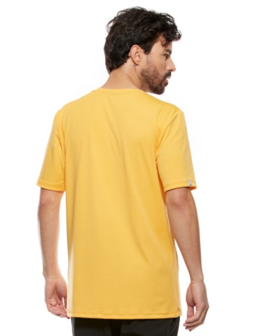 CAMISETA DE POLIAMIDA MASCULINA FTL ACTIVE AMARELO