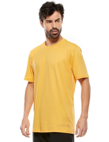 CAMISETA DE POLIAMIDA MASCULINA FTL ACTIVE AMARELO