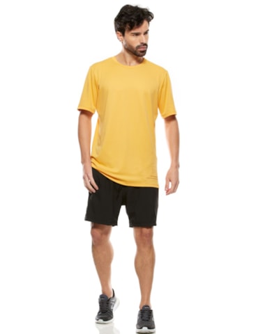 CAMISETA DE POLIAMIDA MASCULINA FTL ACTIVE AMARELO