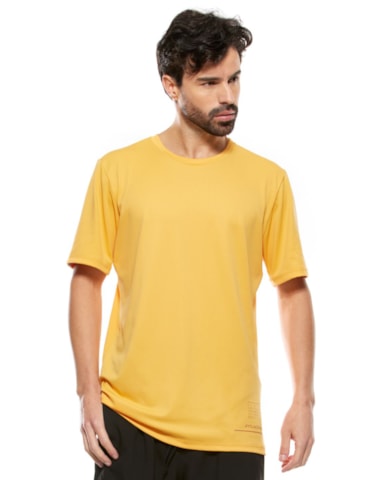 CAMISETA DE POLIAMIDA MASCULINA FTL ACTIVE AMARELO