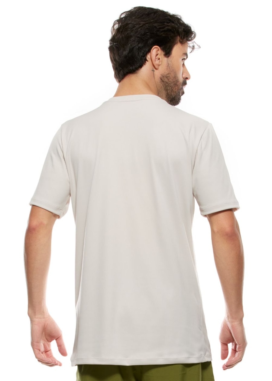 CAMISETA DE POLIAMIDA MASCULINA FTL ACTIVE OFF WHITE