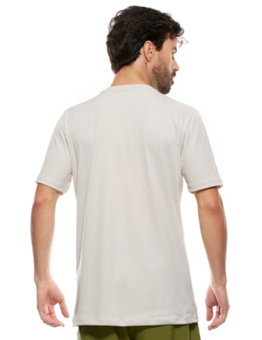 CAMISETA DE POLIAMIDA MASCULINA FTL ACTIVE OFF WHITE CAMISETA DE POLIAMIDA MASCULINA FTL ACTIVE OFF WHITE