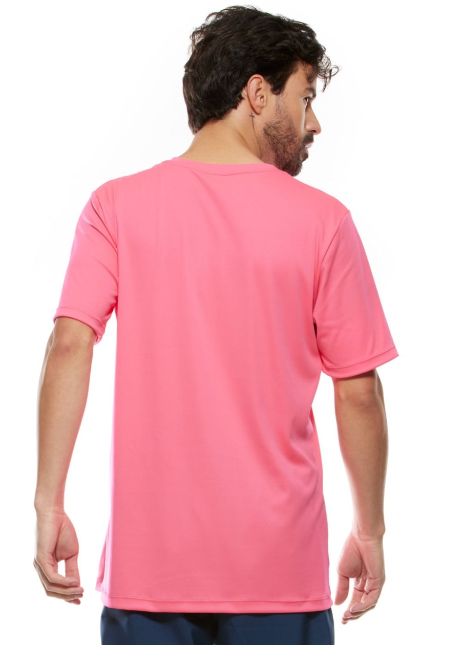CAMISETA DE POLIAMIDA MASCULINA FTL ACTIVE ROSA