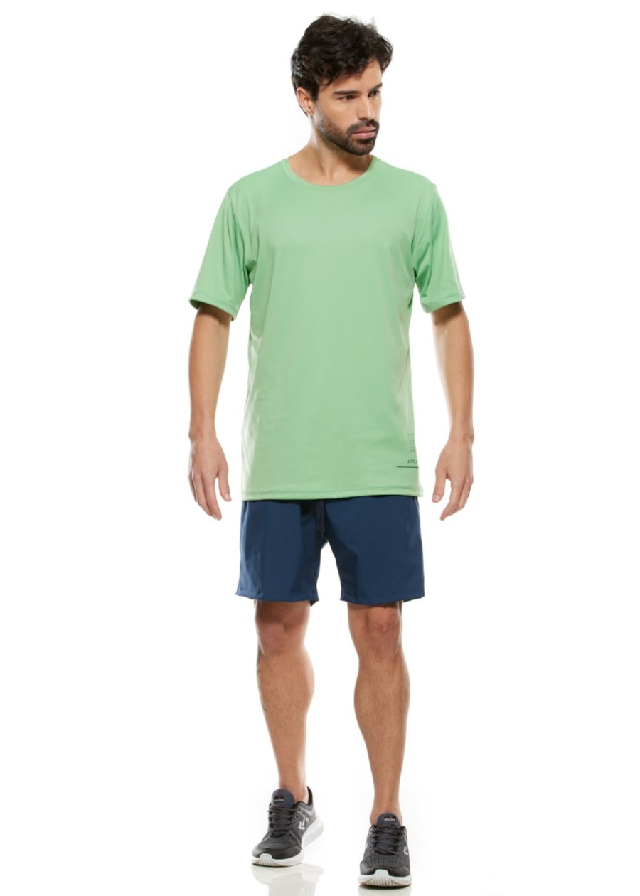 CAMISETA DE POLIAMIDA MASCULINA FTL ACTIVE VERDE