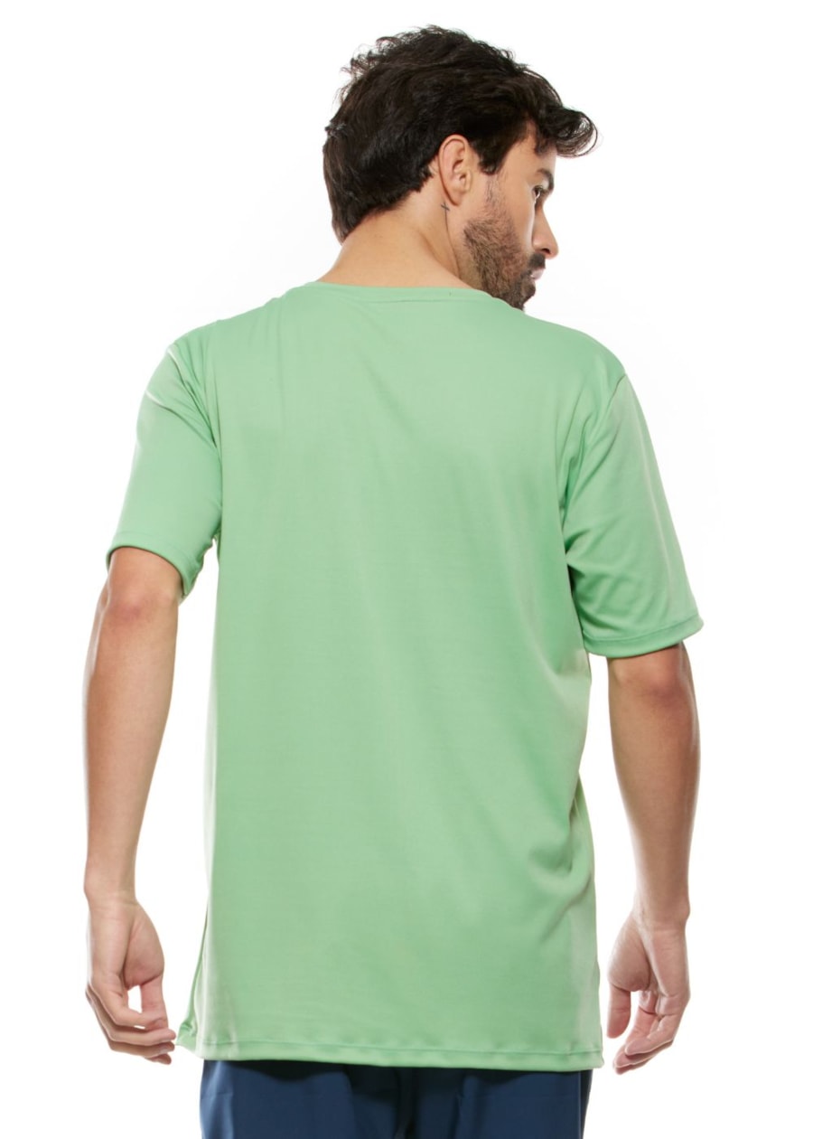 CAMISETA DE POLIAMIDA MASCULINA FTL ACTIVE VERDE