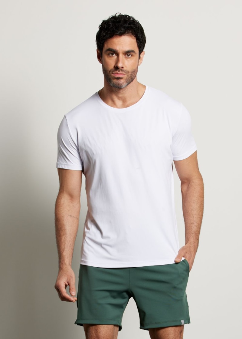 CAMISETA MASCULINA DRY FTL BRANCO