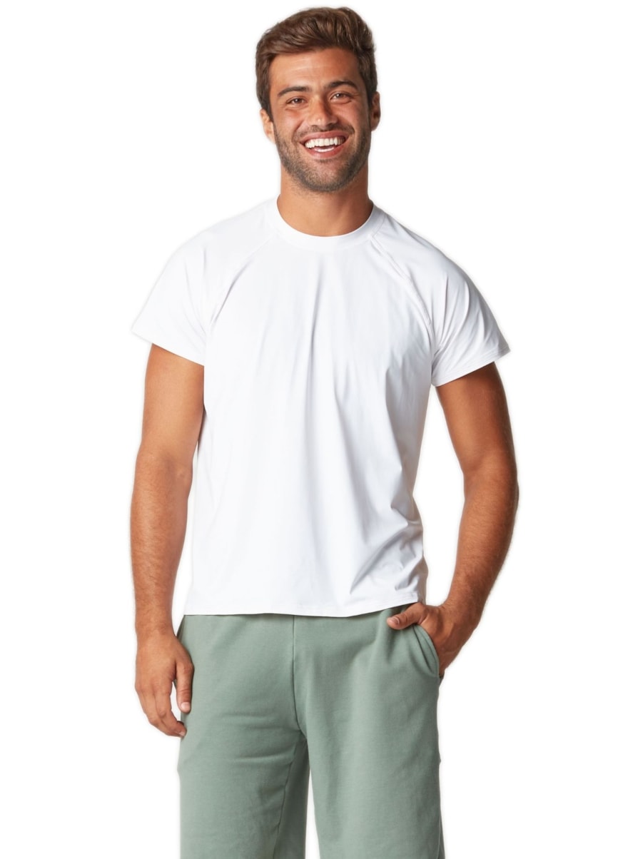 CAMISETA MASCULINA ESPORTE VLV BRANCO