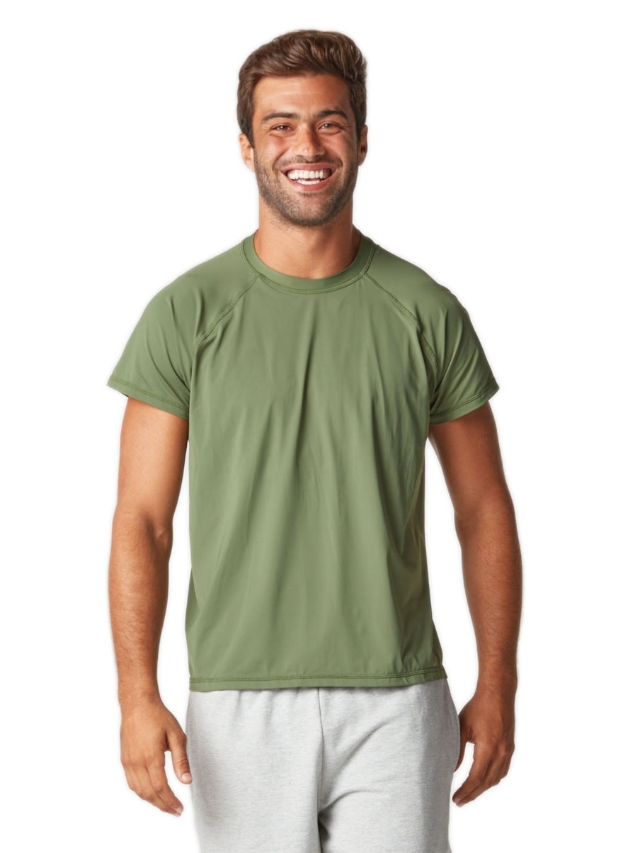 CAMISETA MASCULINA ESPORTE VLV VERDE ESCURO