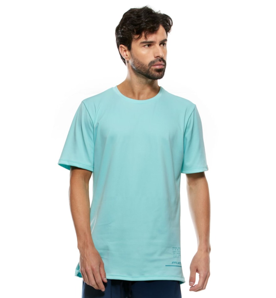 CAMISETA MASCULINA FTL ACTIVE AZUL CLARO