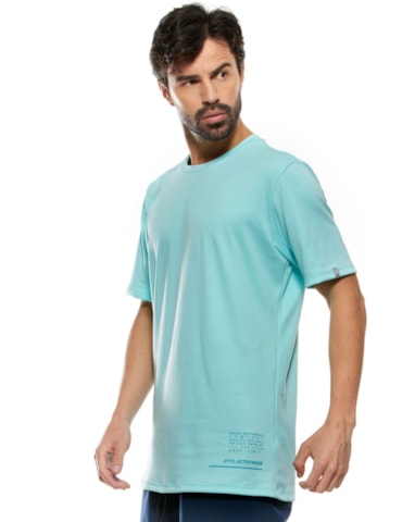 CAMISETA MASCULINA FTL ACTIVE AZUL CLARO