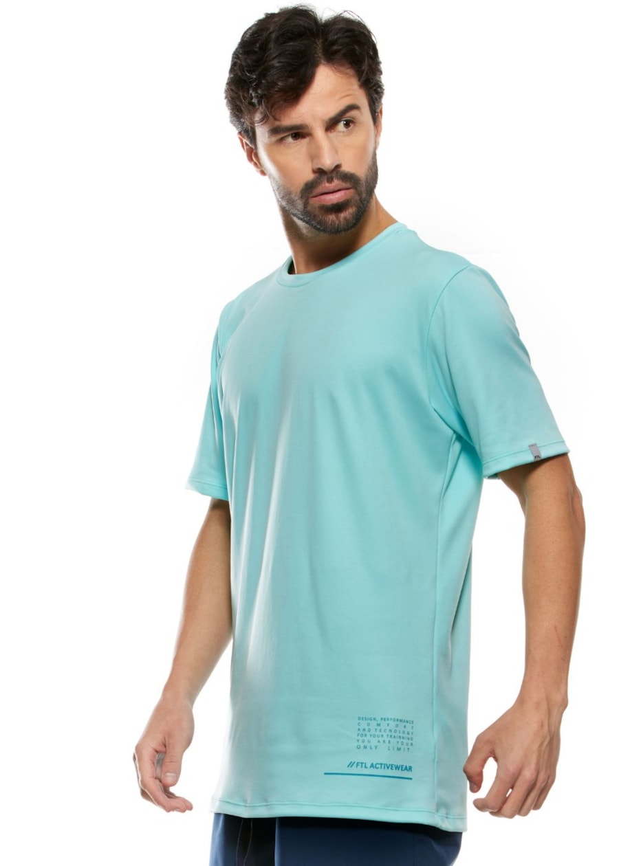 CAMISETA MASCULINA FTL ACTIVE AZUL CLARO