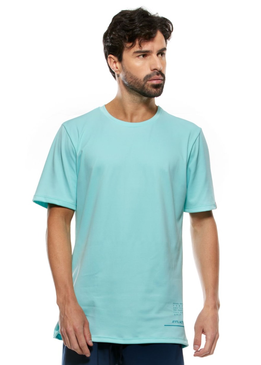 CAMISETA MASCULINA FTL ACTIVE AZUL CLARO CAMISETA MASCULINA FTL ACTIVE AZUL CLARO